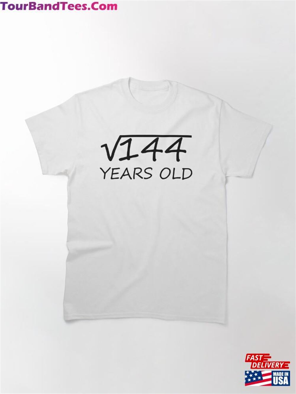 Years Old Square Root Of 12Th Birthday Design Classic T-Shirt Unisex 29Uf112419 – Utopia Fashion