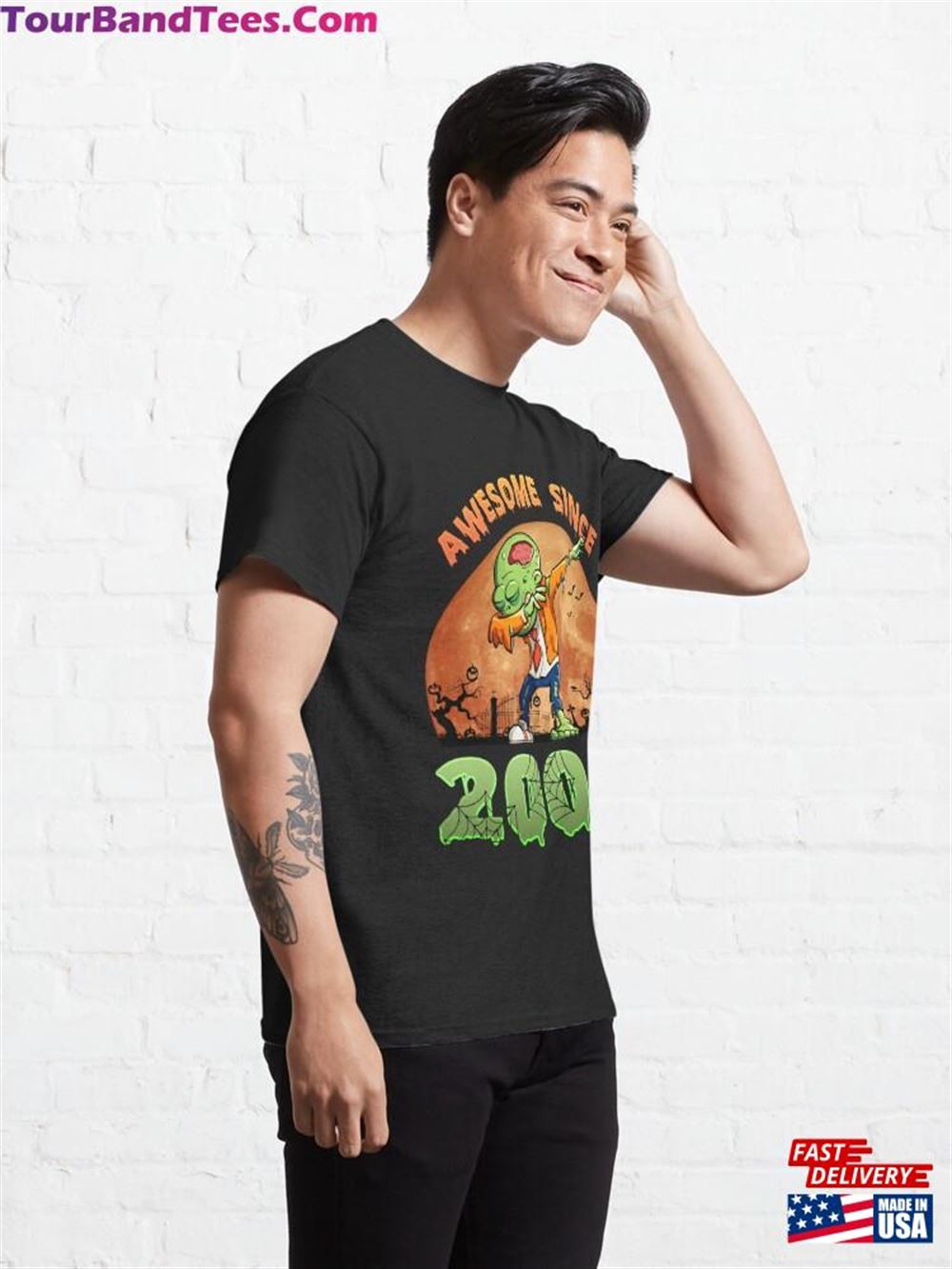 17Th Birthday Dabbing Zombie Halloween Costume Classic T-Shirt 29Uf102118 – Utopia Fashion