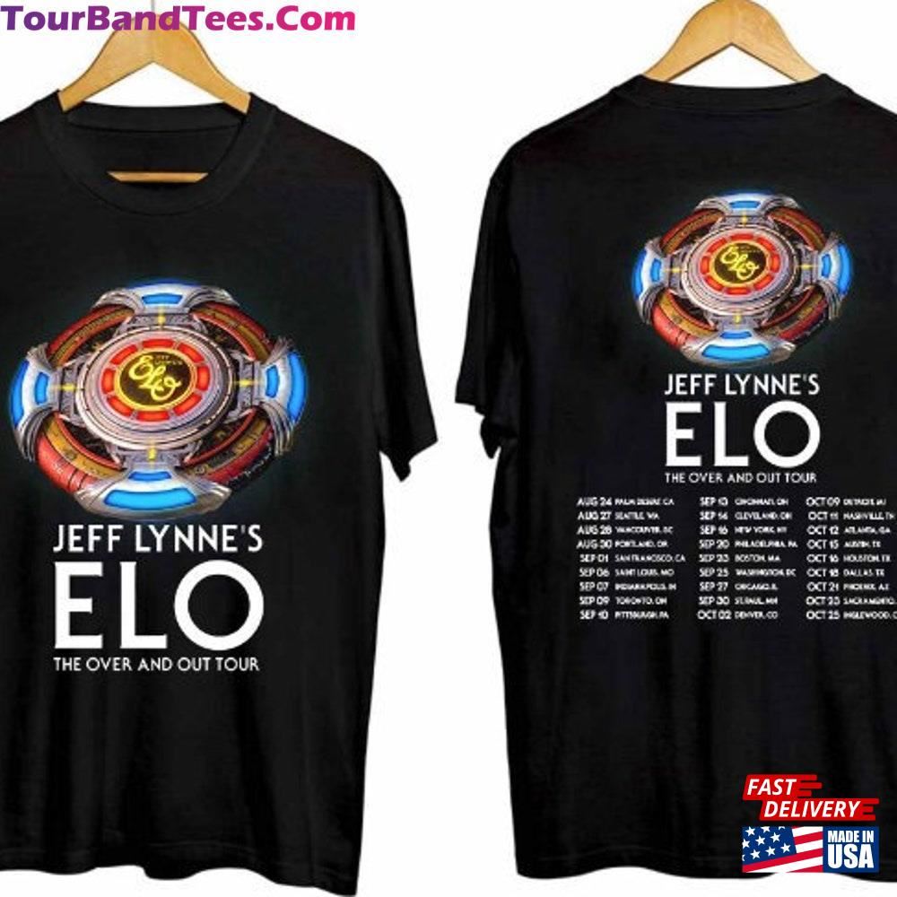 Sided Jeff Lynne S Elo The Over And Out Tour Unisex Shirts Concert Shirt T-Shirt 29Uf117091 – Utopia Fashion