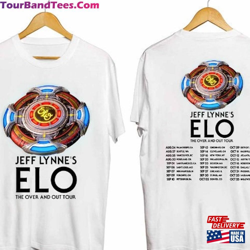 Sided Jeff Lynne S Elo The Over And Out Tour Unisex Shirts Concert Shirt T-Shirt 29Uf117091 – Utopia Fashion