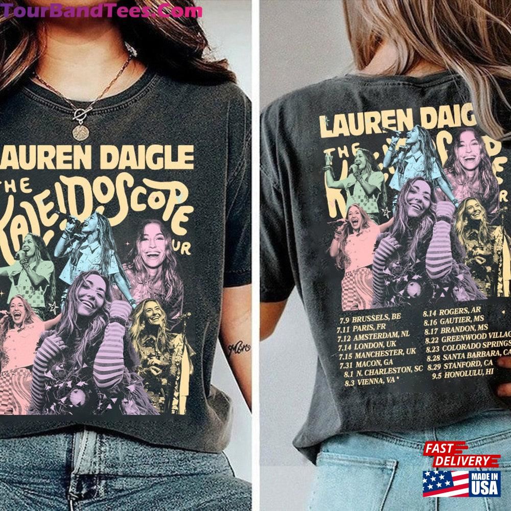 Sided Lauren Daigle The Kaleidoscope Tour Fan Gift Merch T-Shirt Unisex 29Uf097320 – Utopia Fashion