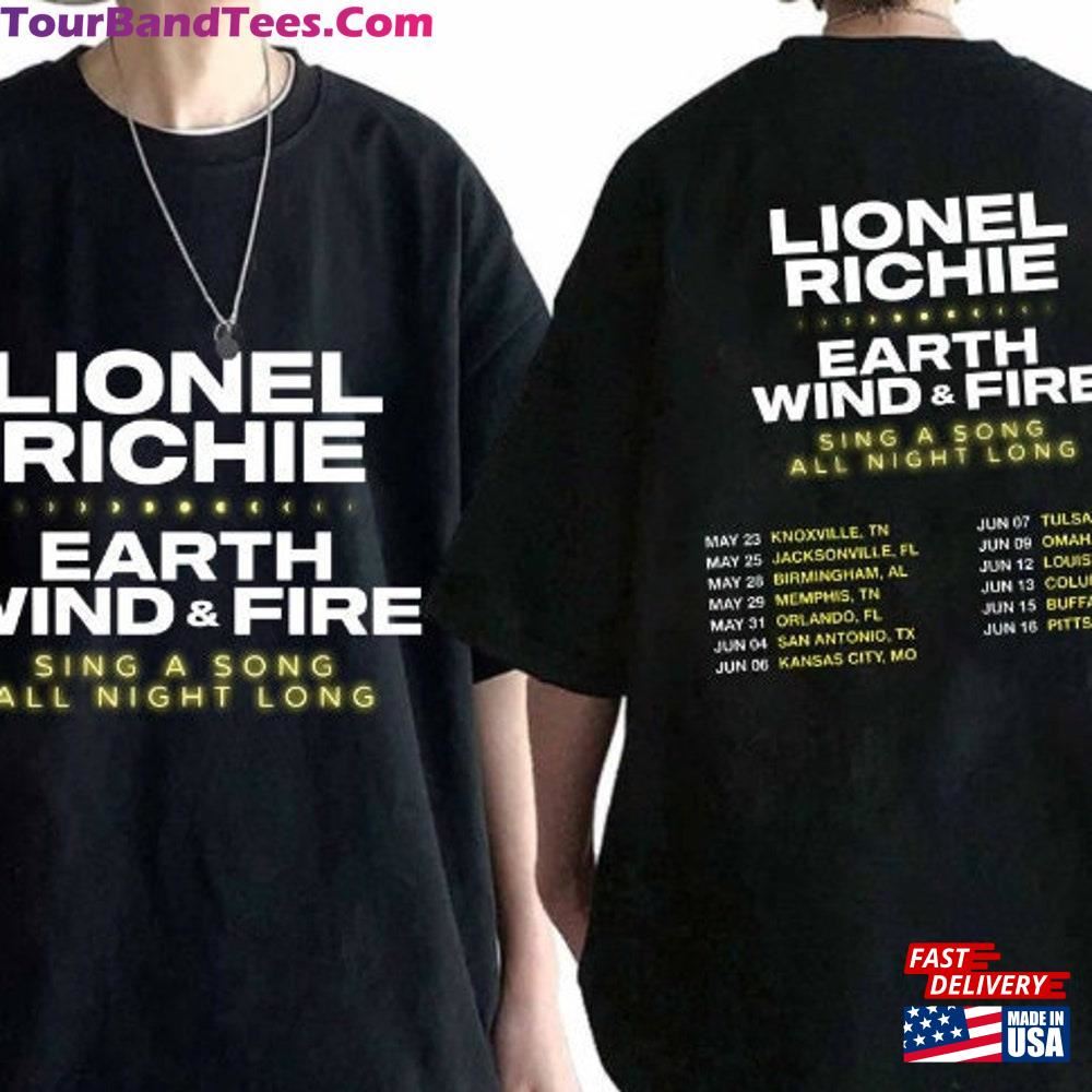 Sided Lionel Richie And Earth Wind Amp Fire Sweatshirt Classic 29Uf093031 – Utopia Fashion