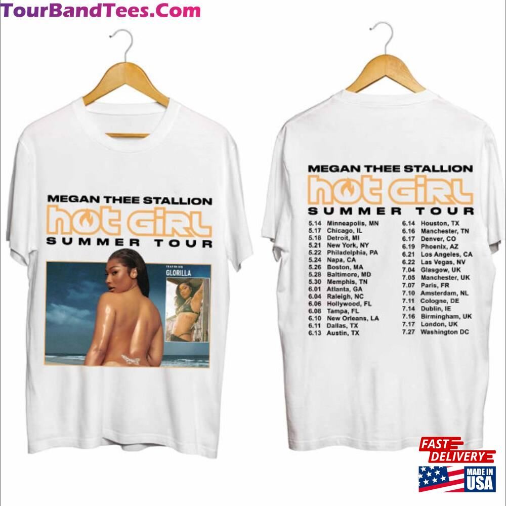 Sided Megan Thee Stallion Hot Girl Summer Tour Unisex Shirts Fan Shirt Classic 29Uf097061 – Utopia Fashion