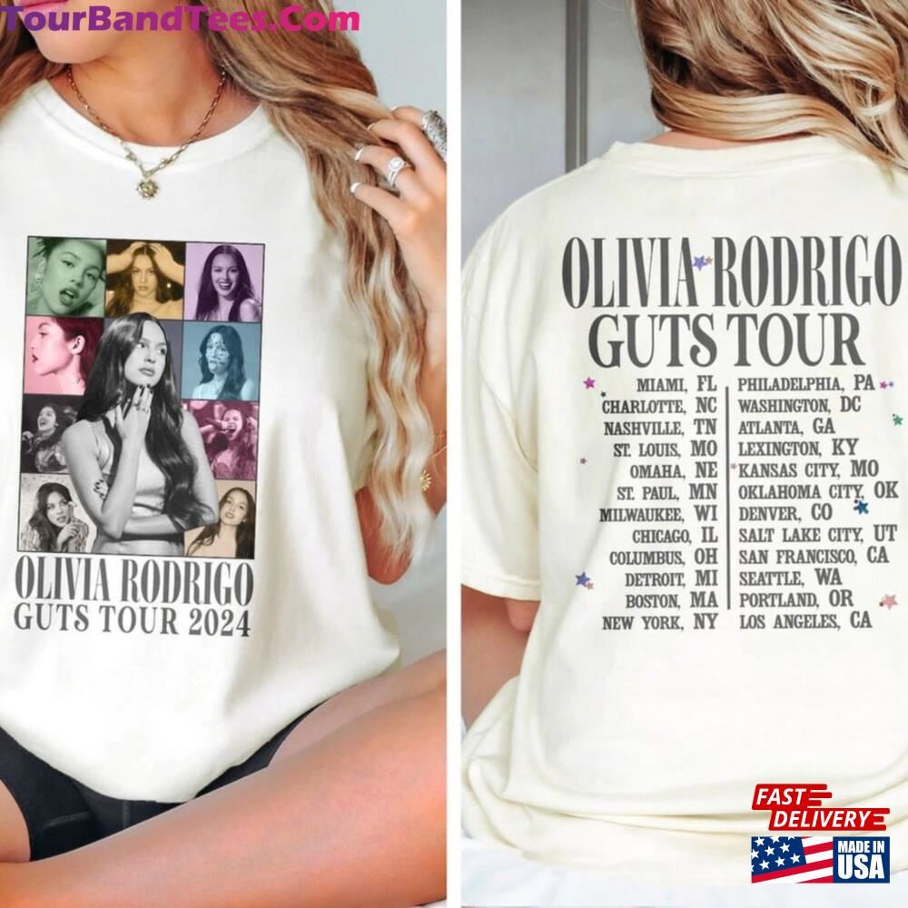 Sided Olivia Rodrigo Guts Tour Shirt The World Classic Unisex 29Uf096707 – Utopia Fashion