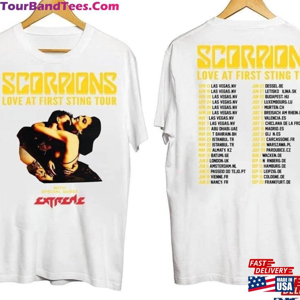 Sided Scorpions Love At First Sting Tour Uniex Shirt Concert Unisex T-Shirt 29Uf117248 – Utopia Fashion