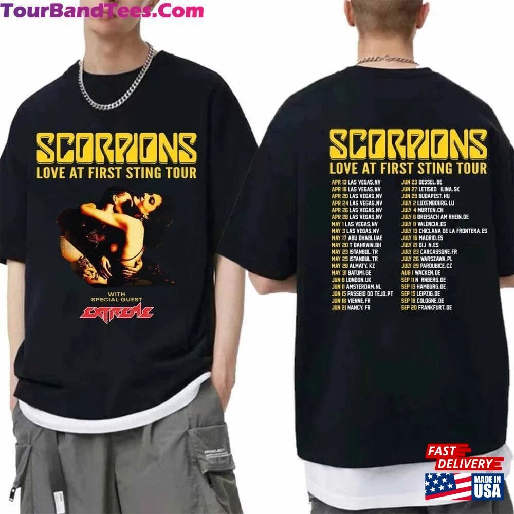 Sided Scorpions Love At First Sting Tour Uniex Shirt Concert Unisex T-Shirt 29Uf117248 – Utopia Fashion