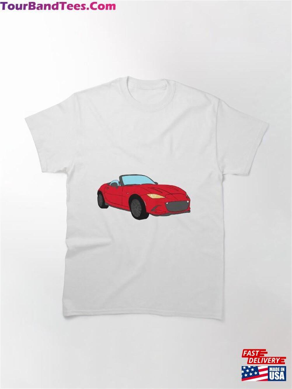 Red Mx Mazda Miata Classic T-Shirt Unisex 29Uf116223 – Utopia Fashion