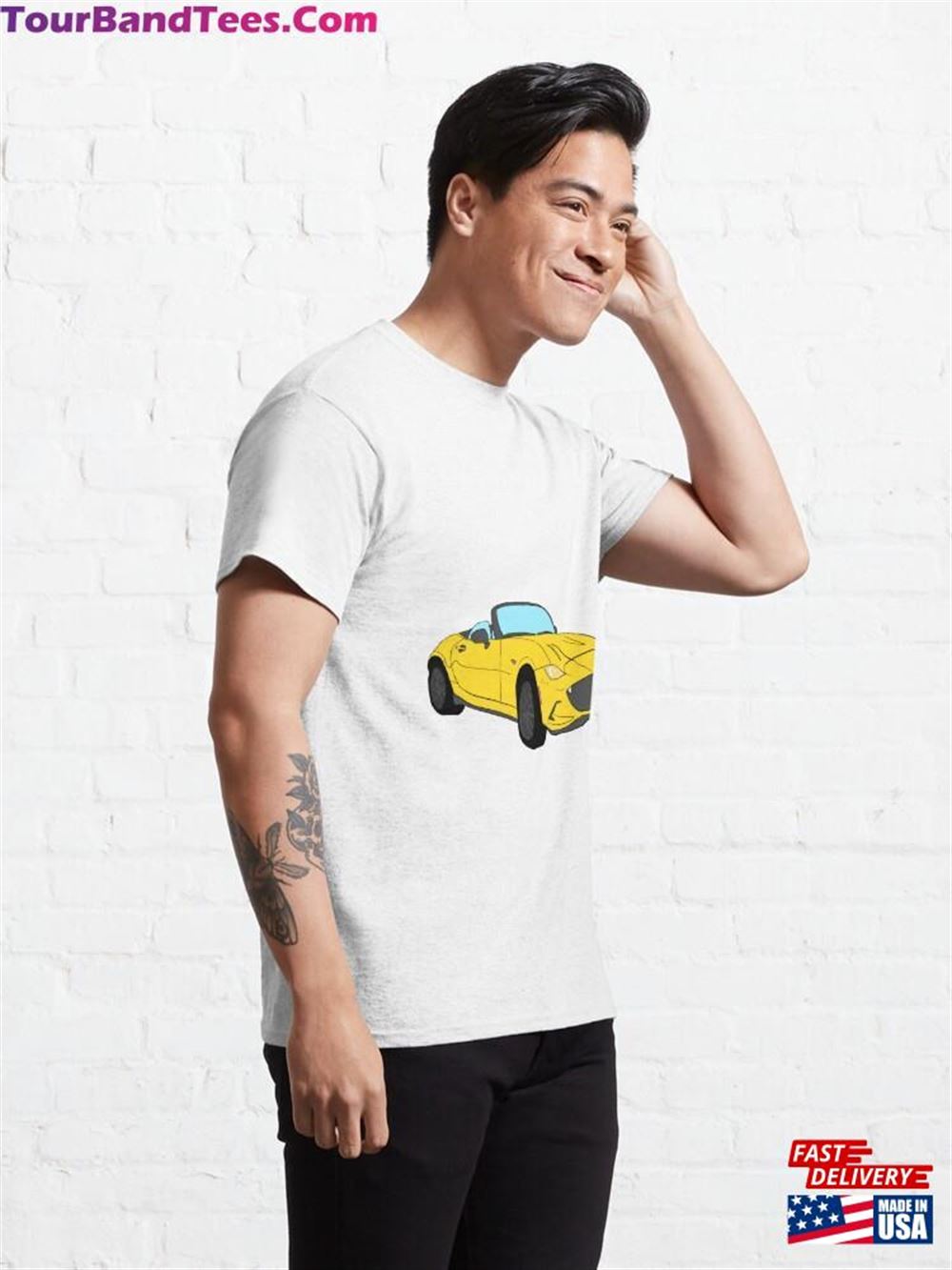 Yellow Mx Mazda Miata Classic T-Shirt Sweatshirt 29Uf116179 – Utopia Fashion