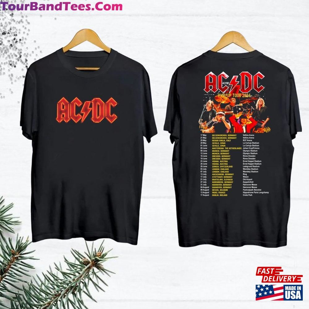 Acdc Pwr Up Tour T-Shirt Logo Graphic Shirt Band Fan Gift Unisex Classic 29Uf111767 – Utopia Fashion