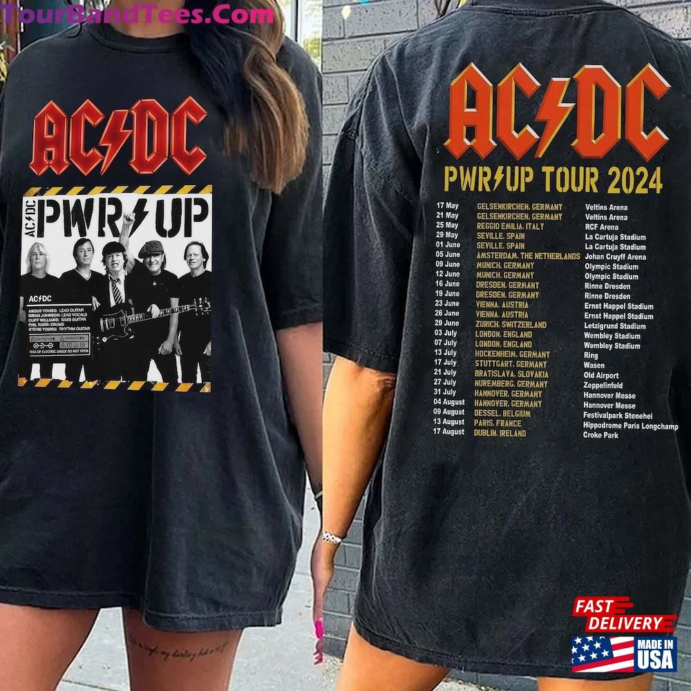 Acdc Pwr Up World Tour Shirt Rock Band Graphic Fan Gift Sweatshirt Hoodie 29Uf106392 – Utopia Fashion