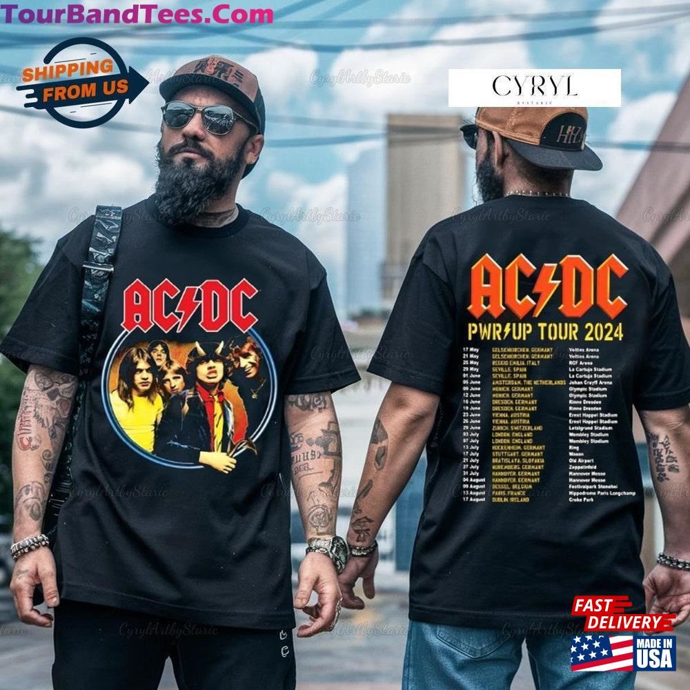 Acdc Pwr Up World Tour Two Sided Shirt Band Hoodie Sweatshirt 29Uf096582 – Utopia Fashion