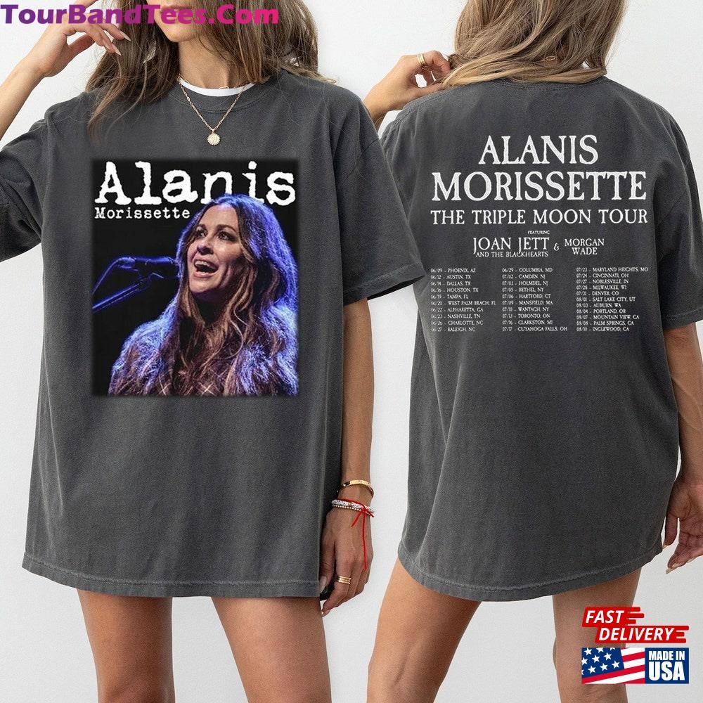 Alanis Morissette The Triple Moon Tour T-Shirt Classic 29Uf117449 – Utopia Fashion