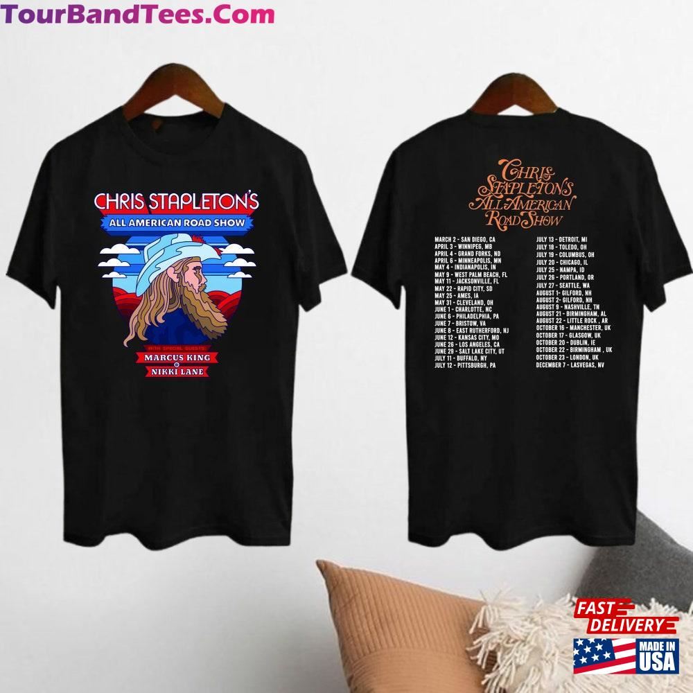 All American Road Show Tour T-Shirt Chris Stapleton Fan Gift Shirt 90S Vintage Hoodie Sweatshirt 29Uf112468 – Utopia Fashion