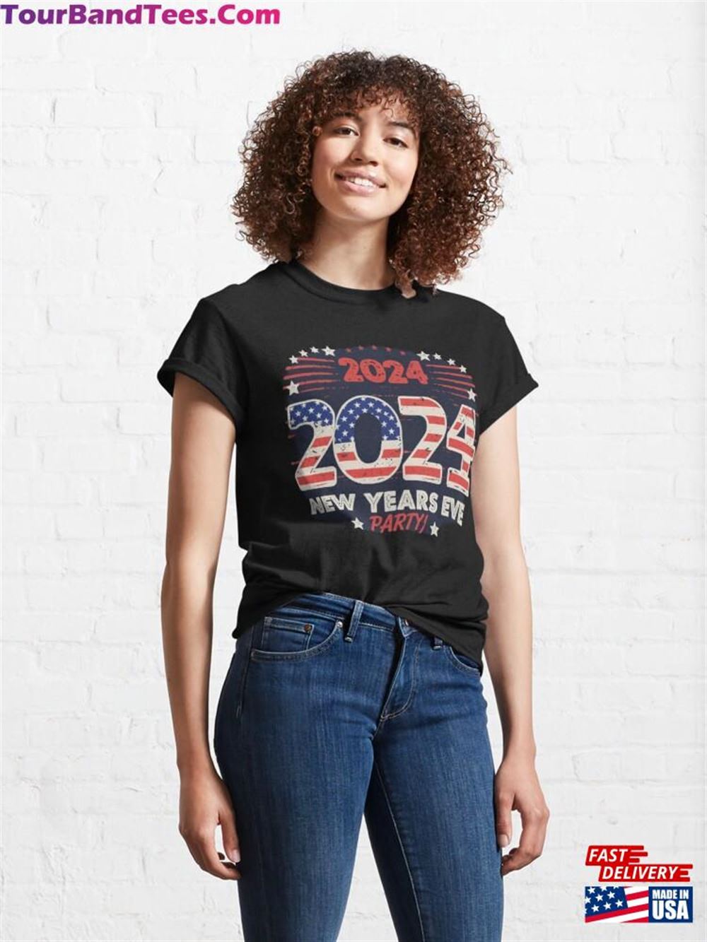 American Flag New Years Eve Party Classic T-Shirt 29Uf116611 – Utopia Fashion