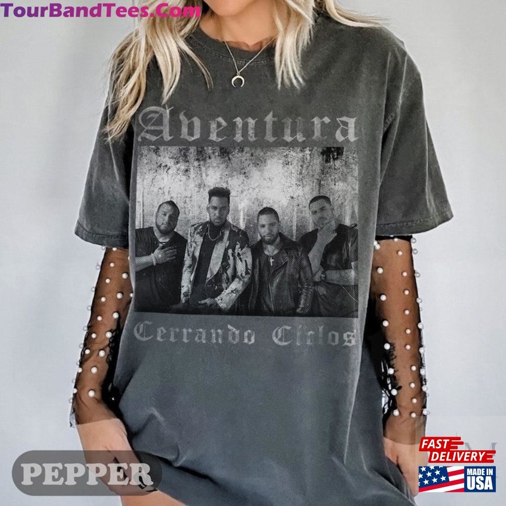 Aventura Tour Concert Bachata Cerrando Ciclos Classic T-Shirt 29Uf092161 – Utopia Fashion