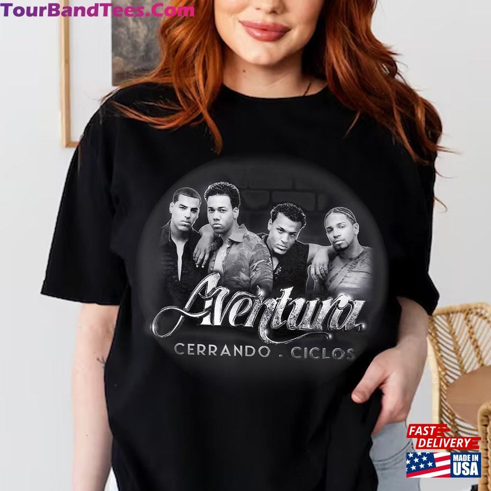 Aventura Tour Concert Shirt Bachata Cerrando Ciclos Classic Unisex 29Uf117855 – Utopia Fashion