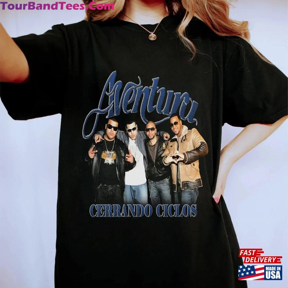 Aventura Tour Shirt Bachata Graphic Unisex Tshirt Cerrando Ciclos T-Shirt 29Uf092304 – Utopia Fashion