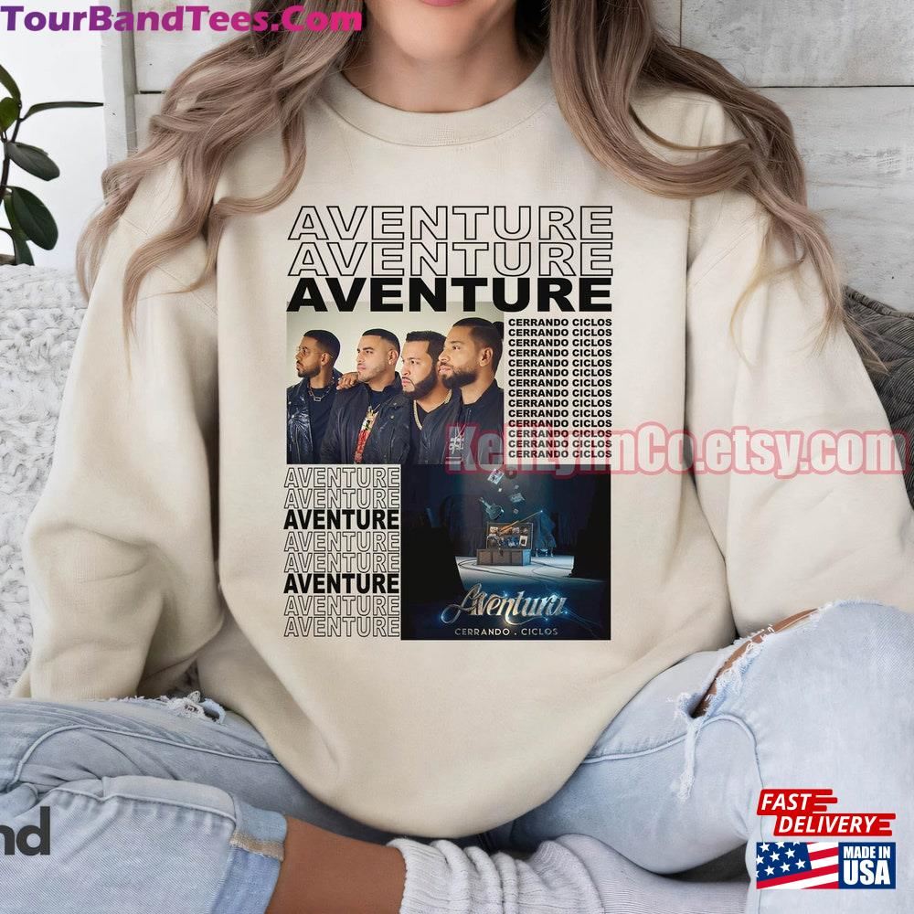 Aventura Tour Shirt Bachata Graphic Unisex Tshirt Cerrando Ciclos T-Shirt Hoodie 29Uf102586 – Utopia Fashion