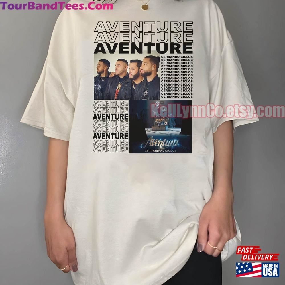 Aventura Tour Shirt Bachata Graphic Unisex Tshirt Cerrando Ciclos T-Shirt Hoodie 29Uf102586 – Utopia Fashion