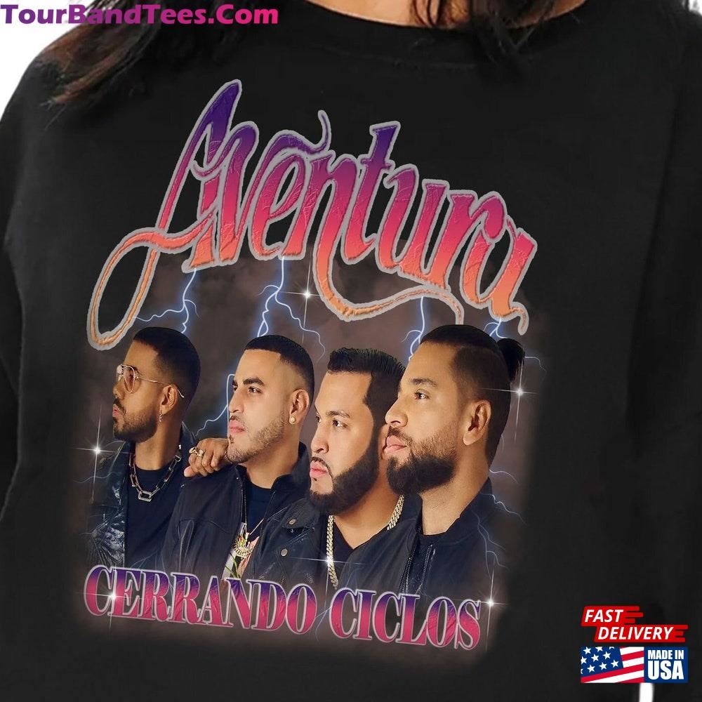 Aventura Tour Shirt Cerrando Ciclos T-Shirt Bachata Graphic Unisex Tshirt Sweatshirt 29Uf117585 – Utopia Fashion