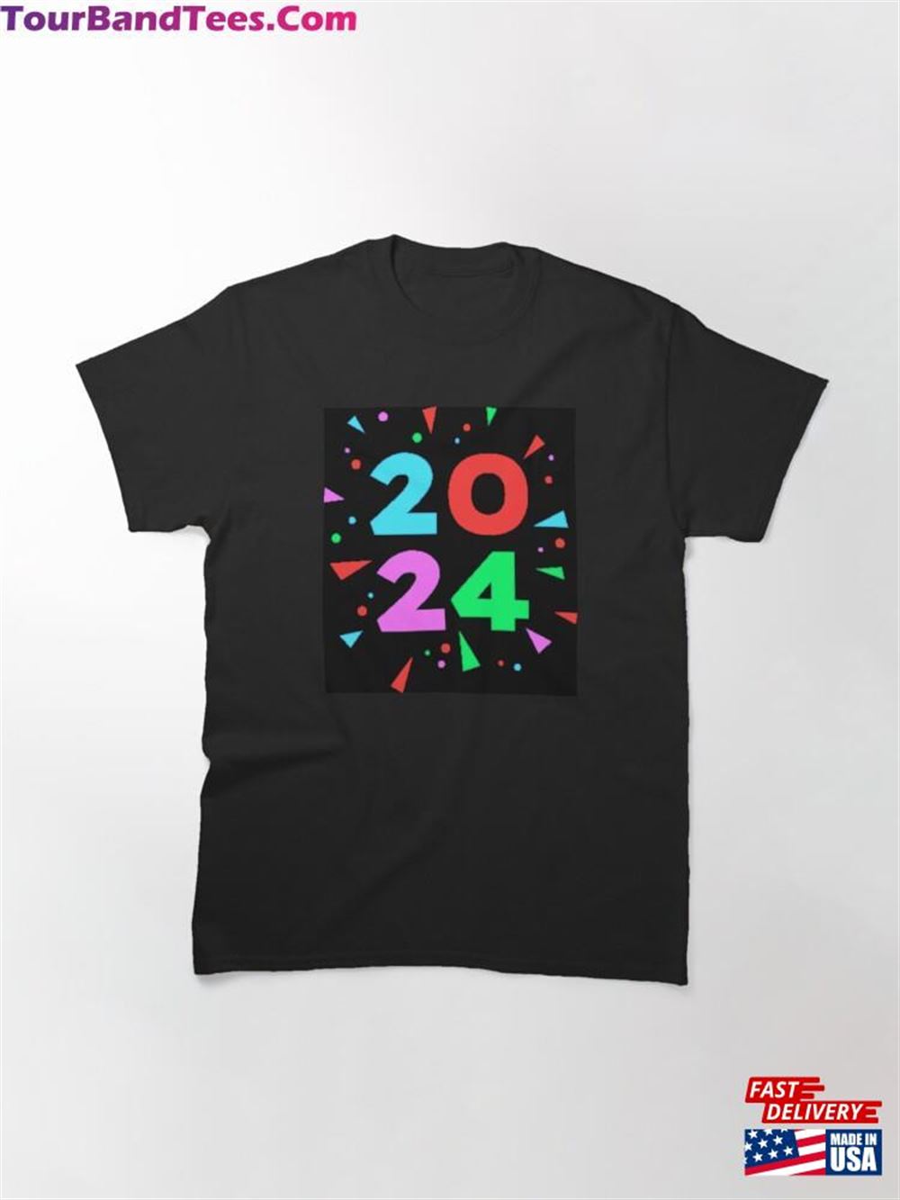 Colorful Happy New Year Classic T-Shirt Unisex 29Uf102423 – Utopia Fashion