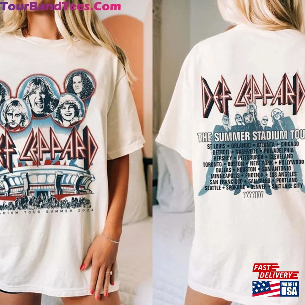 Def Leppard And Journey Summer Stadium Tour Shirt Fan Band T-Shirt Unisex 29Uf095962 – Utopia Fashion