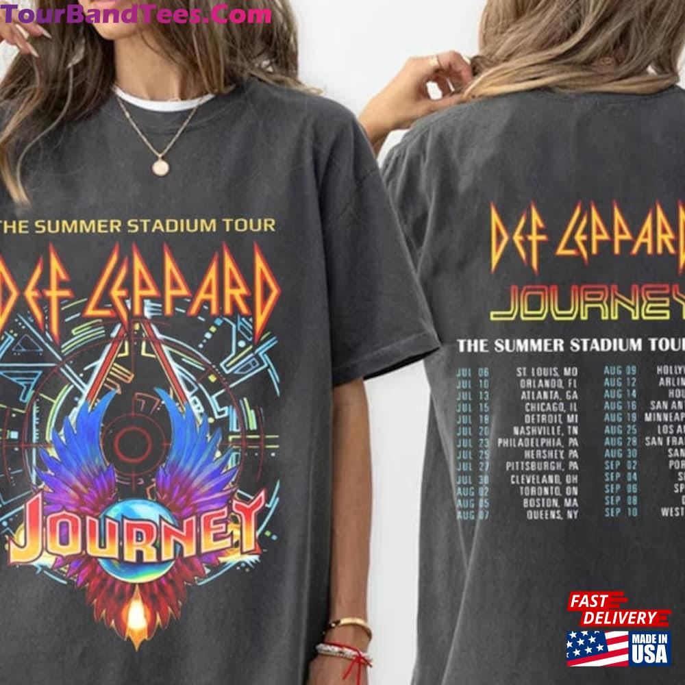 Def Leppard And Journey Summer Stadium Tour Shirt Fan Band Unisex T-Shirt 29Uf096281 – Utopia Fashion