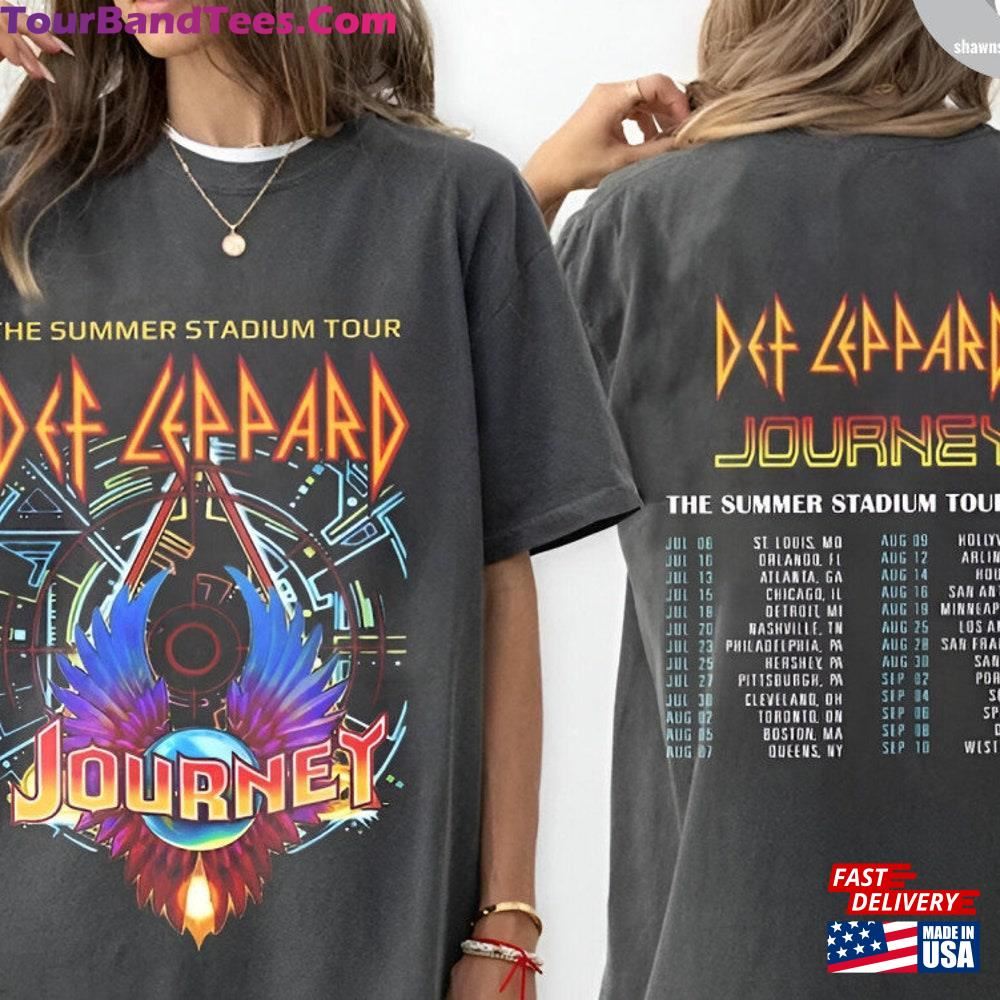 Def Leppard And Journey Summer Stadium Tour Shirt Fan Hoodie T-Shirt 29Uf107021 – Utopia Fashion