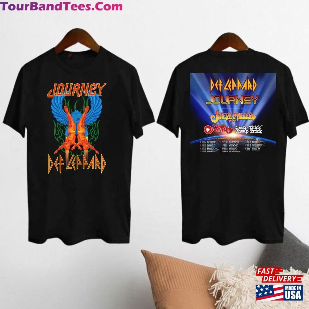 Def Leppard And Journey Tour T-Shirt The Summer Stadium Shirt Fan Classic Hoodie 29Uf098203 – Utopia Fashion