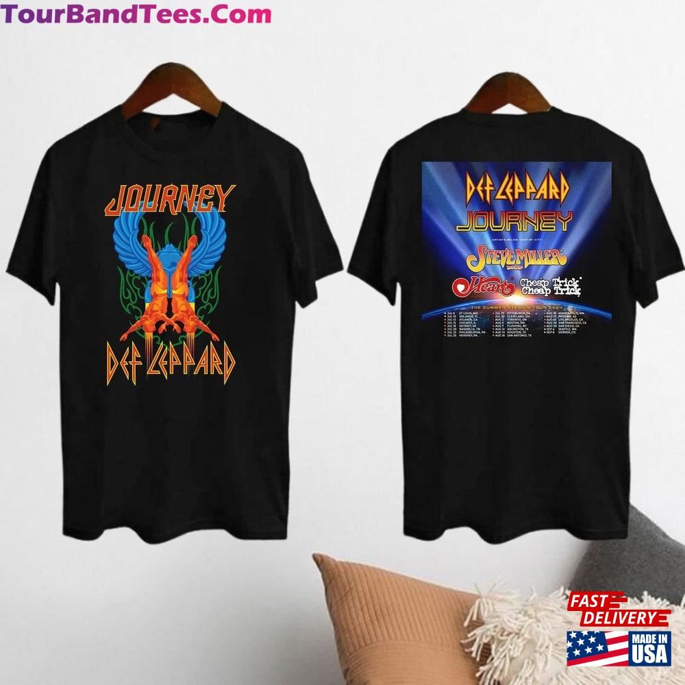 Def Leppard And Journey Tour T-Shirt The Summer Stadium Shirt Fan Hoodie 29Uf102210 – Utopia Fashion