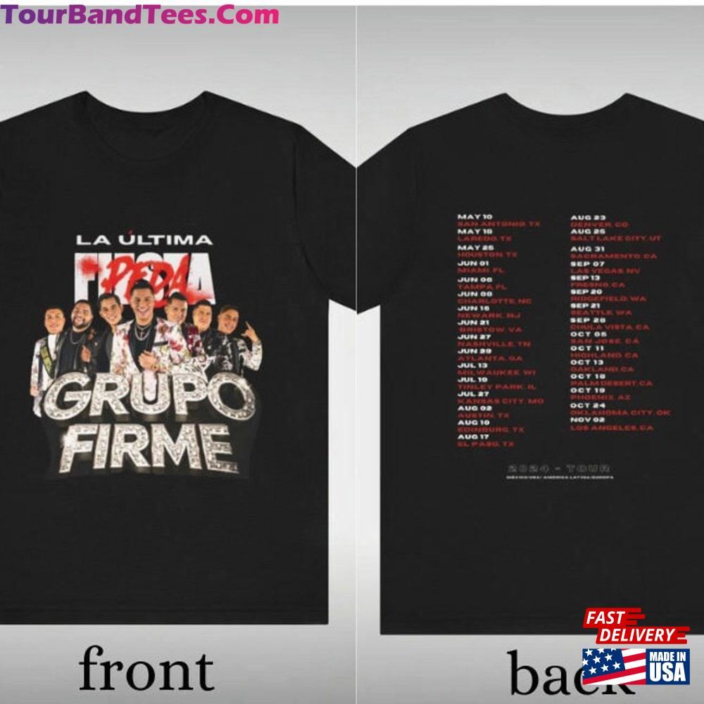 Grupo Firme Tour La Ultima Peda Concert Dates Hoodie T-Shirt 29Uf115777 – Utopia Fashion