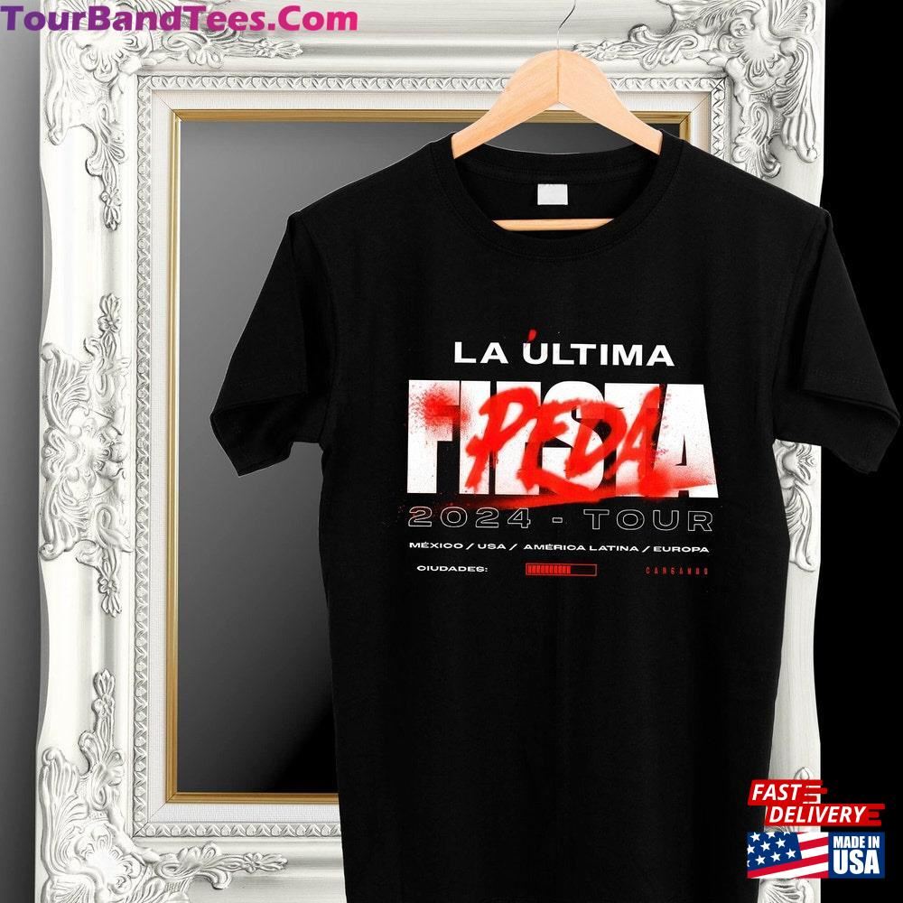 Grupo Firme Tour La Ultima Peda Merch Hoodie T-Shirt 29Uf117743 – Utopia Fashion