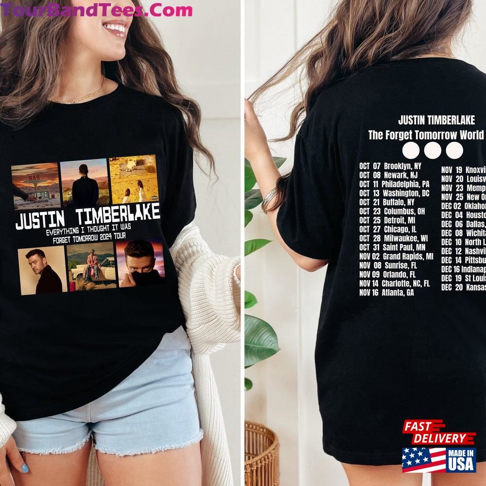 Justin Timberlake Fall Tour Shirt Forget Tomorrow World Hoodie Unisex Graphic T-Shirt 29Uf112619 – Utopia Fashion