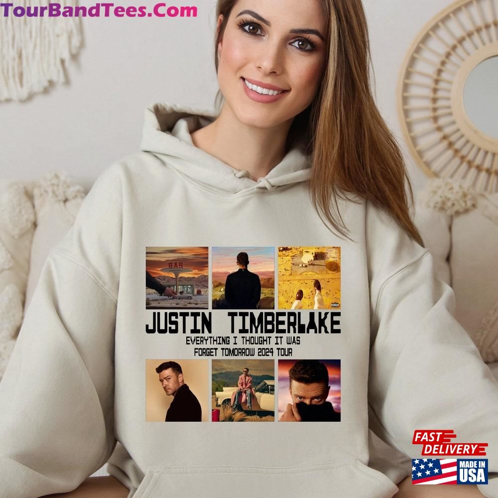 Justin Timberlake Tour Hoodie Forget Tomorrow World Unisex Graphic Sweatshirt 29Uf092605 – Utopia Fashion