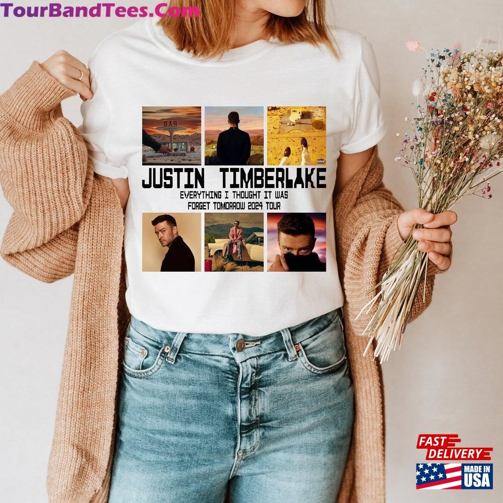 Justin Timberlake Tour Shirt Forget Tomorrow World T-Shirt Unisex Graphic Sweatshirt 29Uf106276 – Utopia Fashion