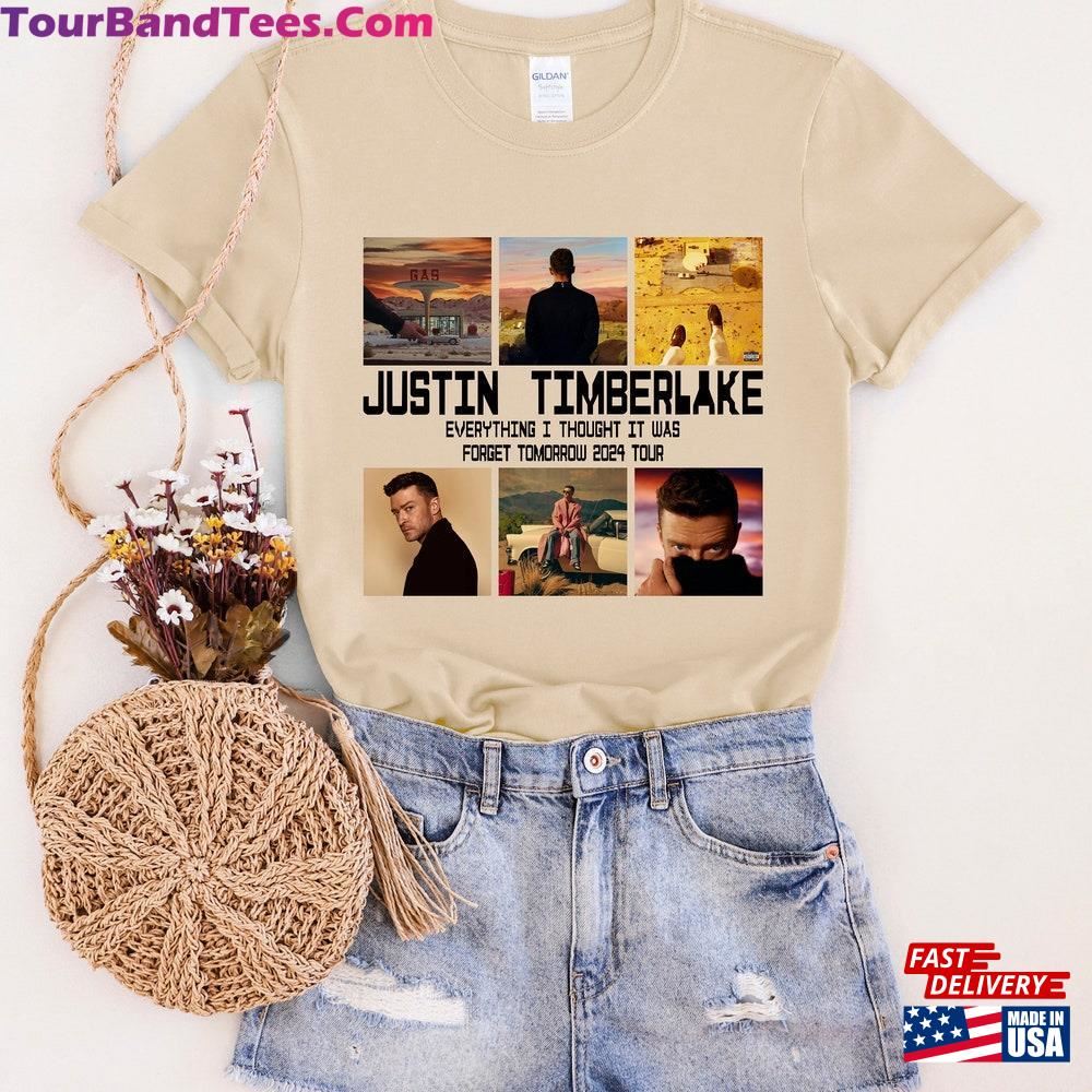 Justin Timberlake Tour Shirt Forget Tomorrow World T-Shirt Unisex Graphic Sweatshirt 29Uf106276 – Utopia Fashion