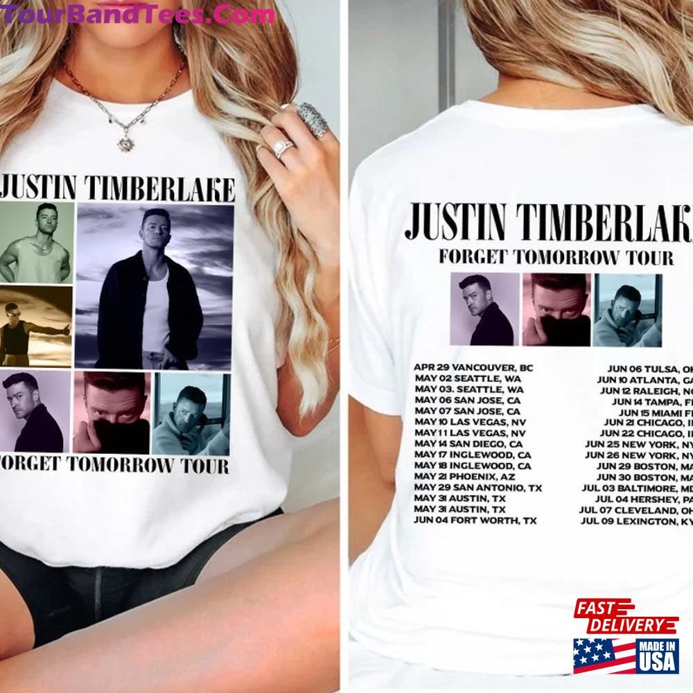 Justin Timberlake Tour Shirt Forget Tomorrow World Unisex Graphic Sweatshirt T-Shirt 29Uf116838 – Utopia Fashion