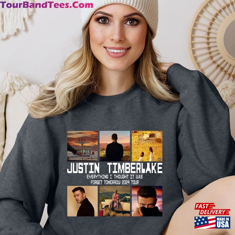 Justin Timberlake Tour Sweatshirt Forget Tomorrow World Unisex Graphic Classic T-Shirt 29Uf092952 – Utopia Fashion