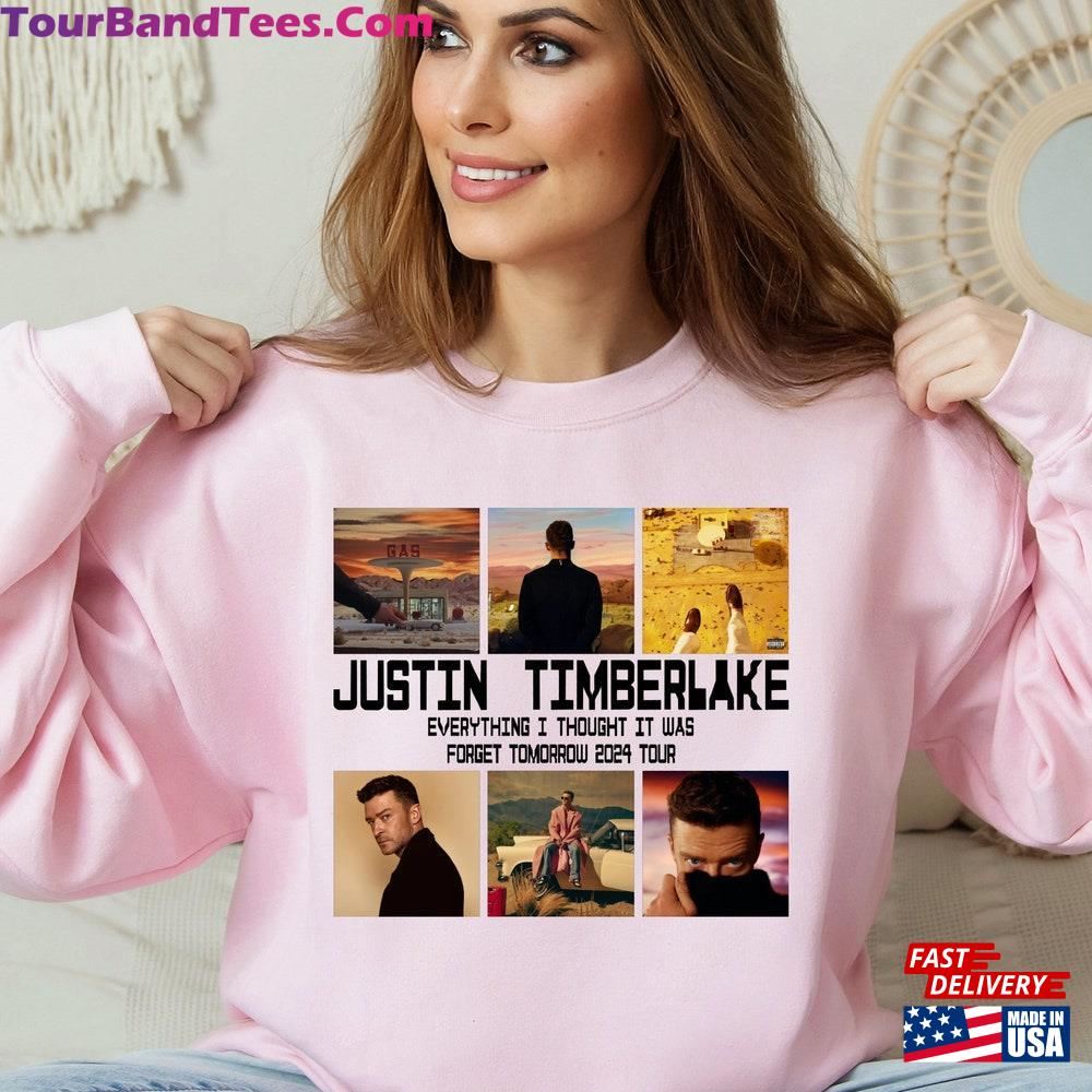 Justin Timberlake Tour Sweatshirt Forget Tomorrow World Unisex Graphic Classic T-Shirt 29Uf092952 – Utopia Fashion