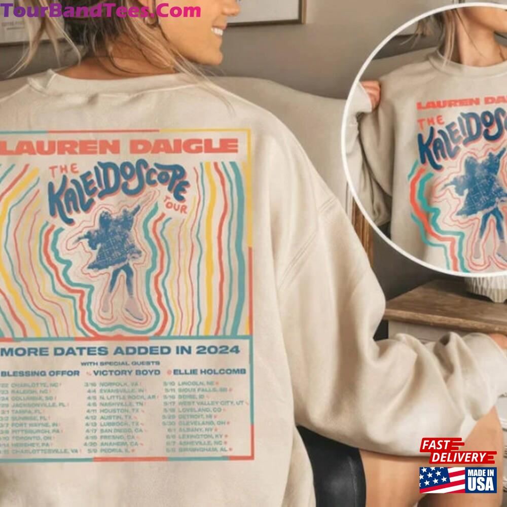 Lauren Daigle The Kaleidoscope Tour T-Shirt Sweatshirt Album Music Concert Unisex 29Uf097128 – Utopia Fashion