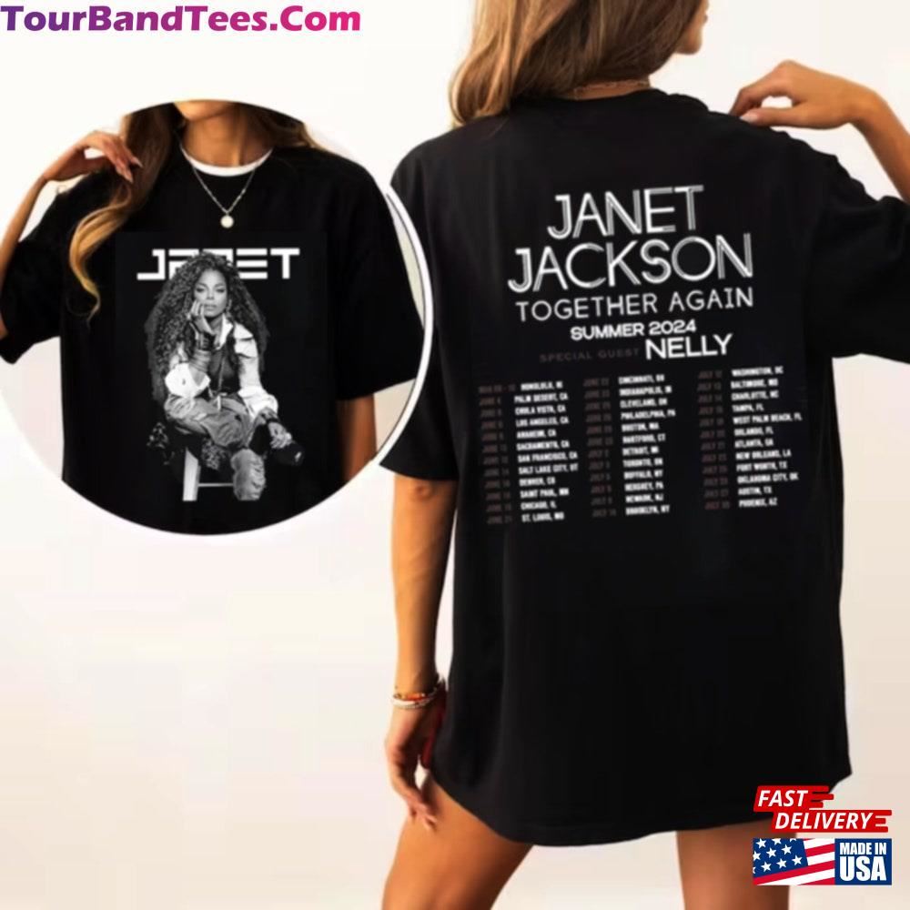 Tour Janet Jackson Together Again Shirt Classic T-Shirt 29Uf106241 – Utopia Fashion