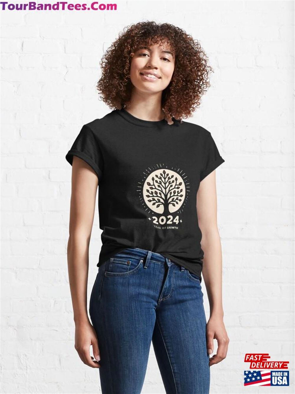 Year Of Growth Tree Progress Classic T-Shirt Sweatshirt 29Uf116594 – Utopia Fashion