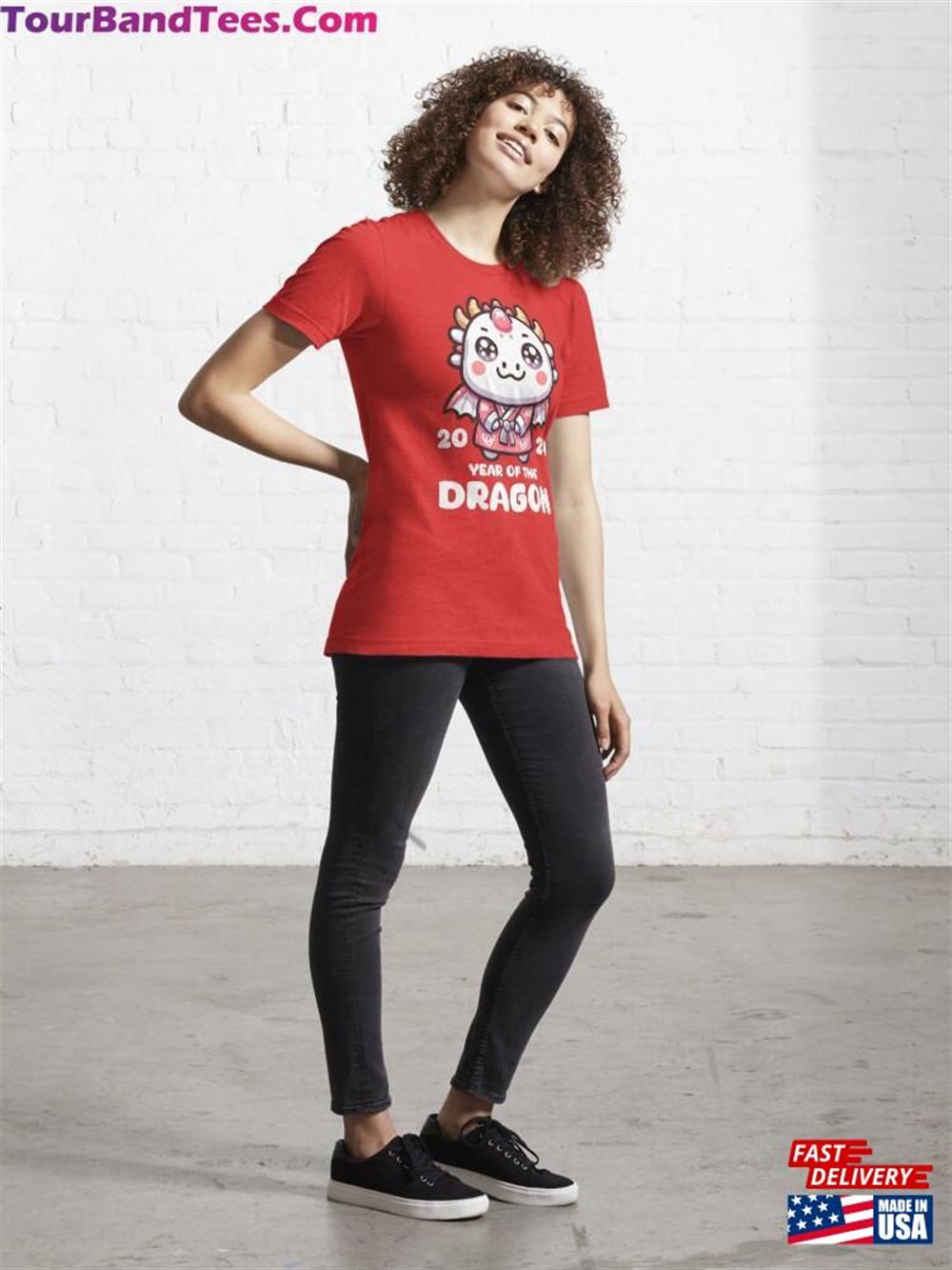 Year Of The Dragon Essential T-Shirt Classic Sweatshirt 29Uf116671 – Utopia Fashion