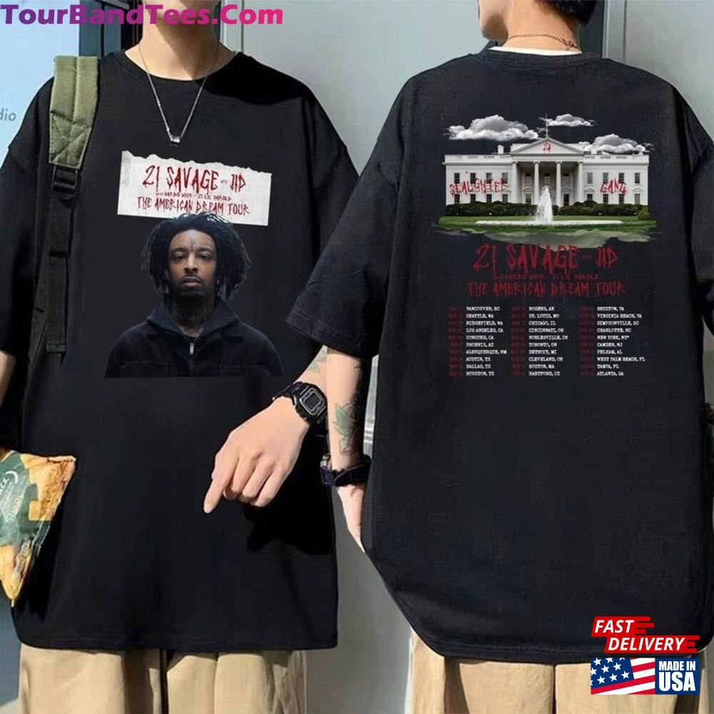 Savage Tour Shirt The American Dream Rap Hip Hop Hoodie Classic 29Uf115554 – Utopia Fashion