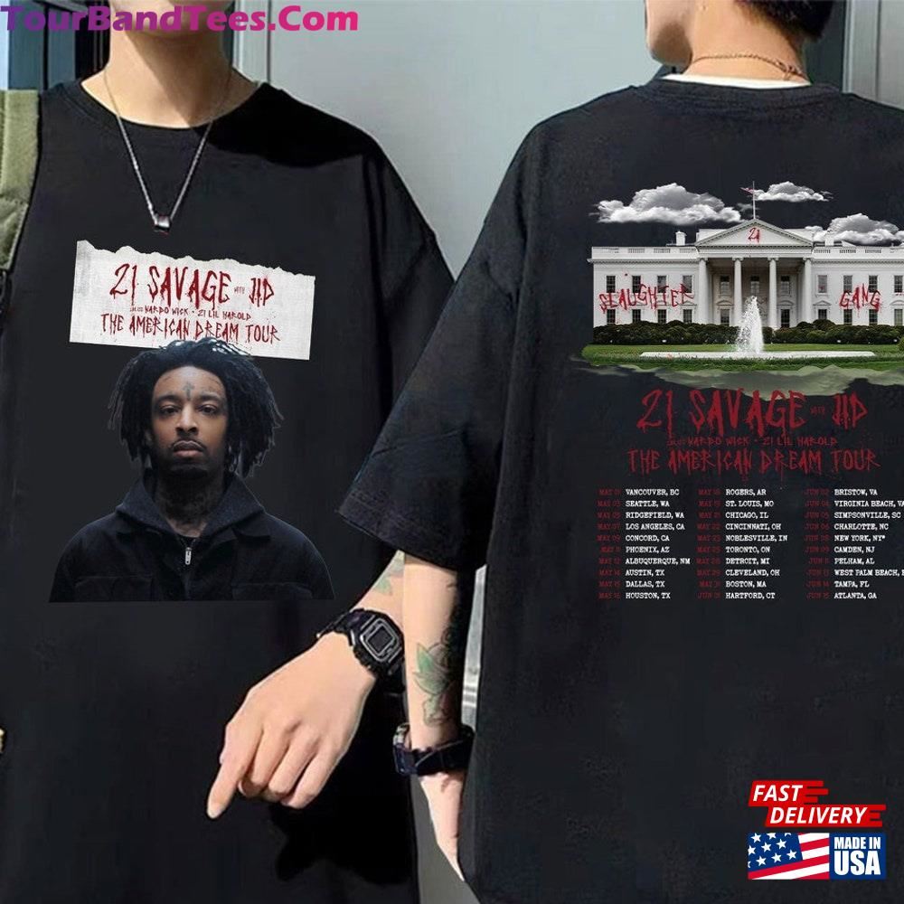 Savage Tour Shirt The American Dream Rap Hip Hop Hoodie Sweatshirt 29Uf098038 – Utopia Fashion