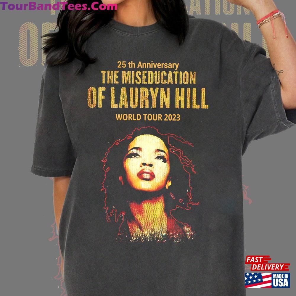 25Th Anniversary The Miseducation Of Lauryn World Tour Music Tshirt Concert Classic T-Shirt 29Uf098240 – Utopia Fashion