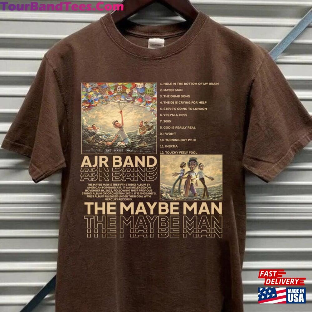 90S A J R Band Retro Shirt Graphic The Maybe Man Tour Merch T-Shirt Unisex 29Uf116969 – Utopia Fashion