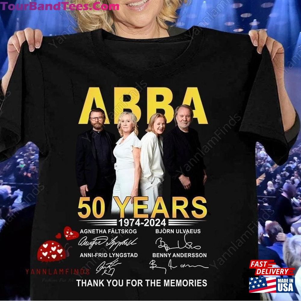 A Bb Shirt Abba Years Anniversary Band Unisex T-Shirt 29Uf112592 – Utopia Fashion