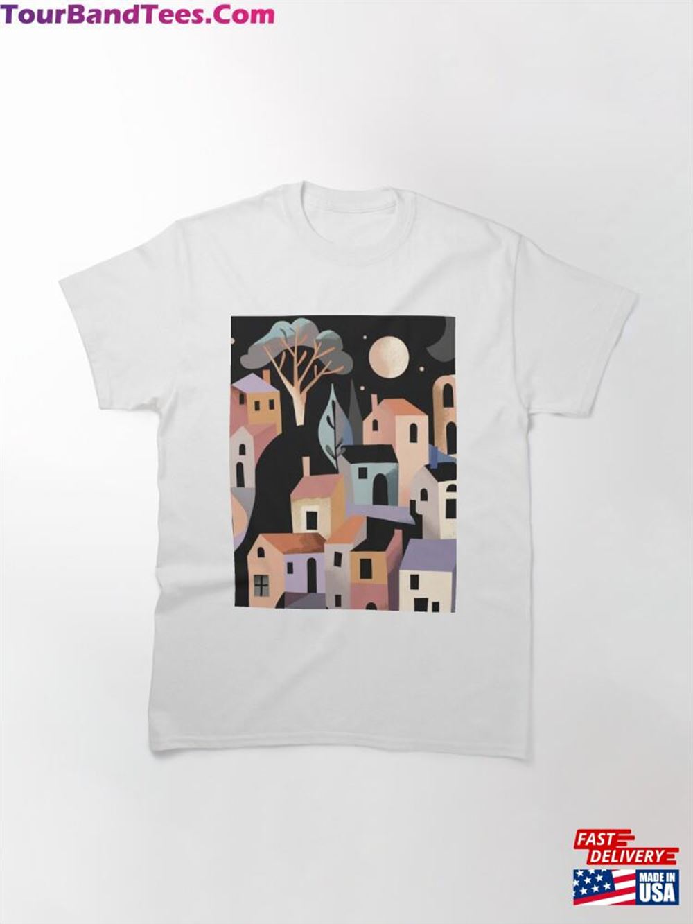 A City View Design Art Classic T-Shirt 29Uf106077 – Utopia Fashion