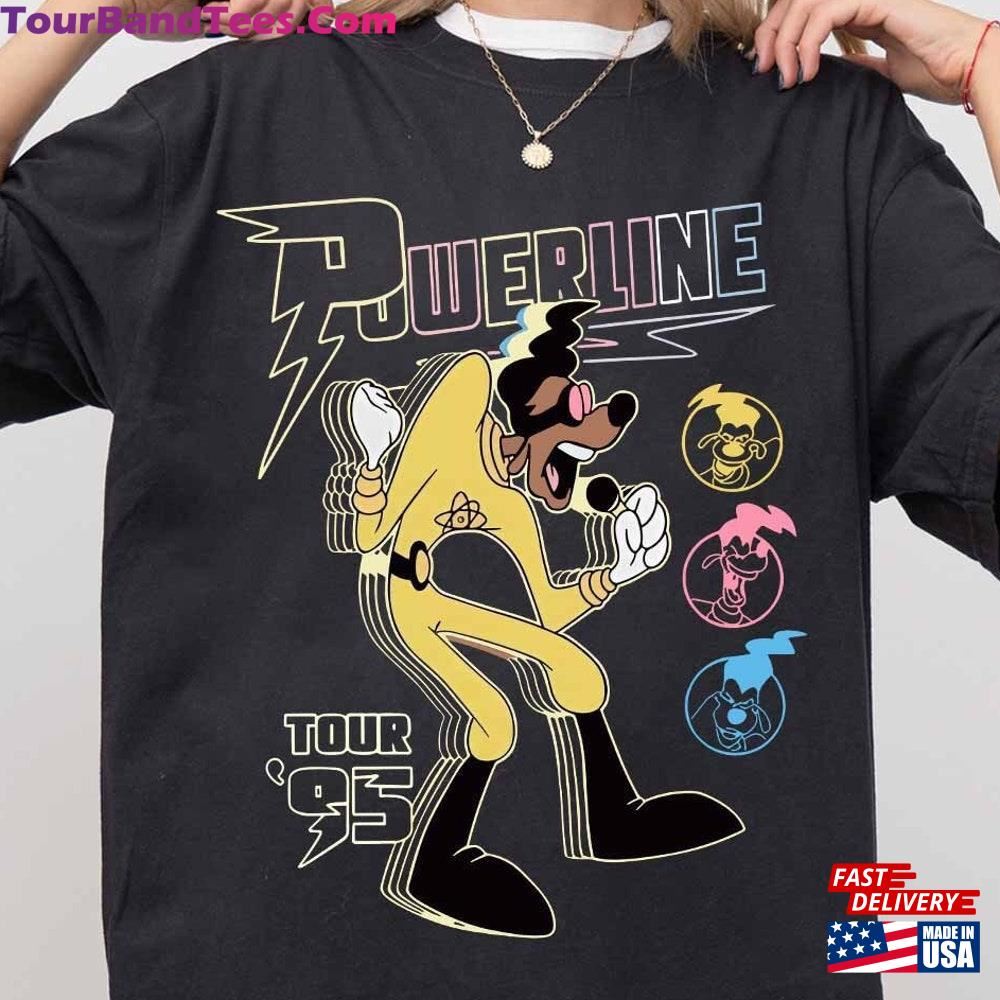 A Goofy Movie Powerline World Tour Shirt Vintage Retro Disneyland Hoodie T-Shirt 29Uf098144 – Utopia Fashion